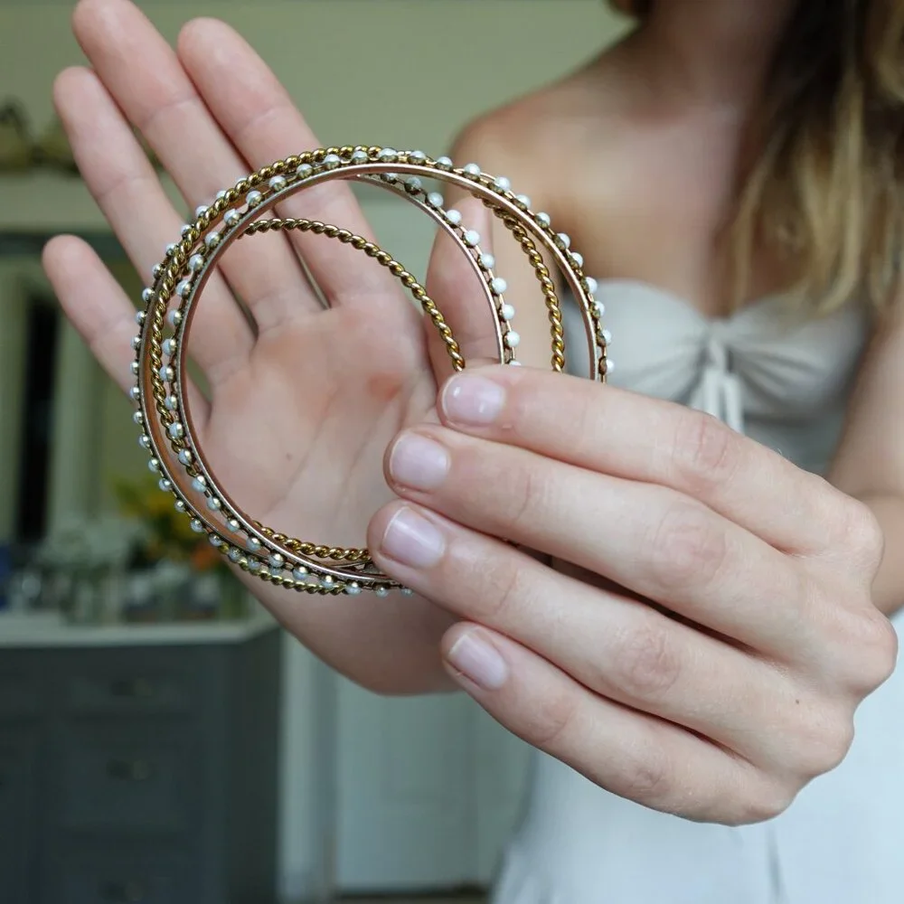 Gold Bangles - Picture 2 of 3
